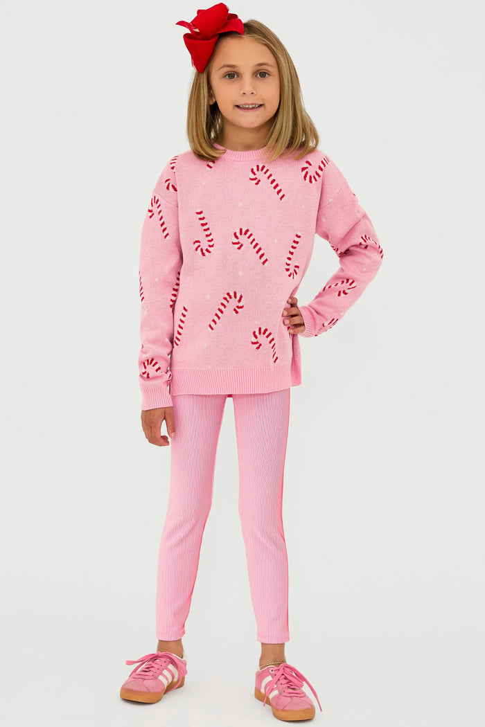 Little Peppa Legging - Candy Cane