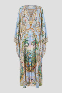 Long Kaftan With Waist Detail