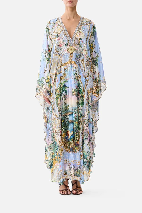 Long Kaftan With Waist Detail