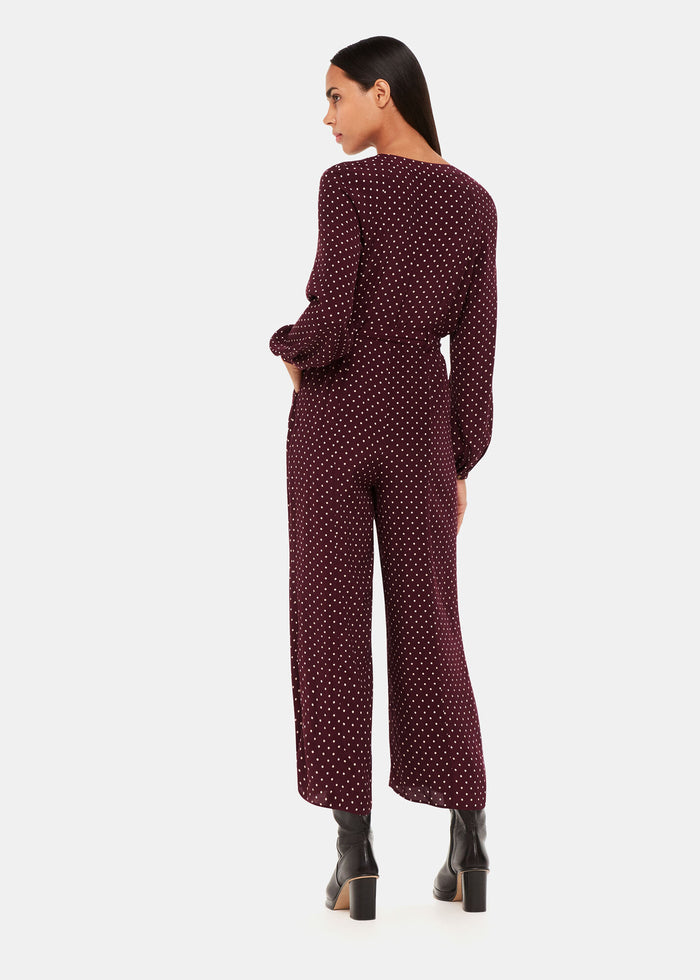 Lottie Spot Print Jumpsuit