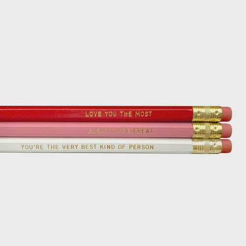 Love Set of Pencils