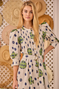 Lyle Belted Midi Dress