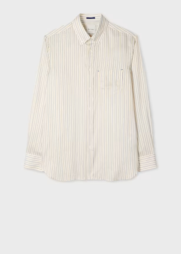 Regular-Fit Lyocell-Silk Shirt