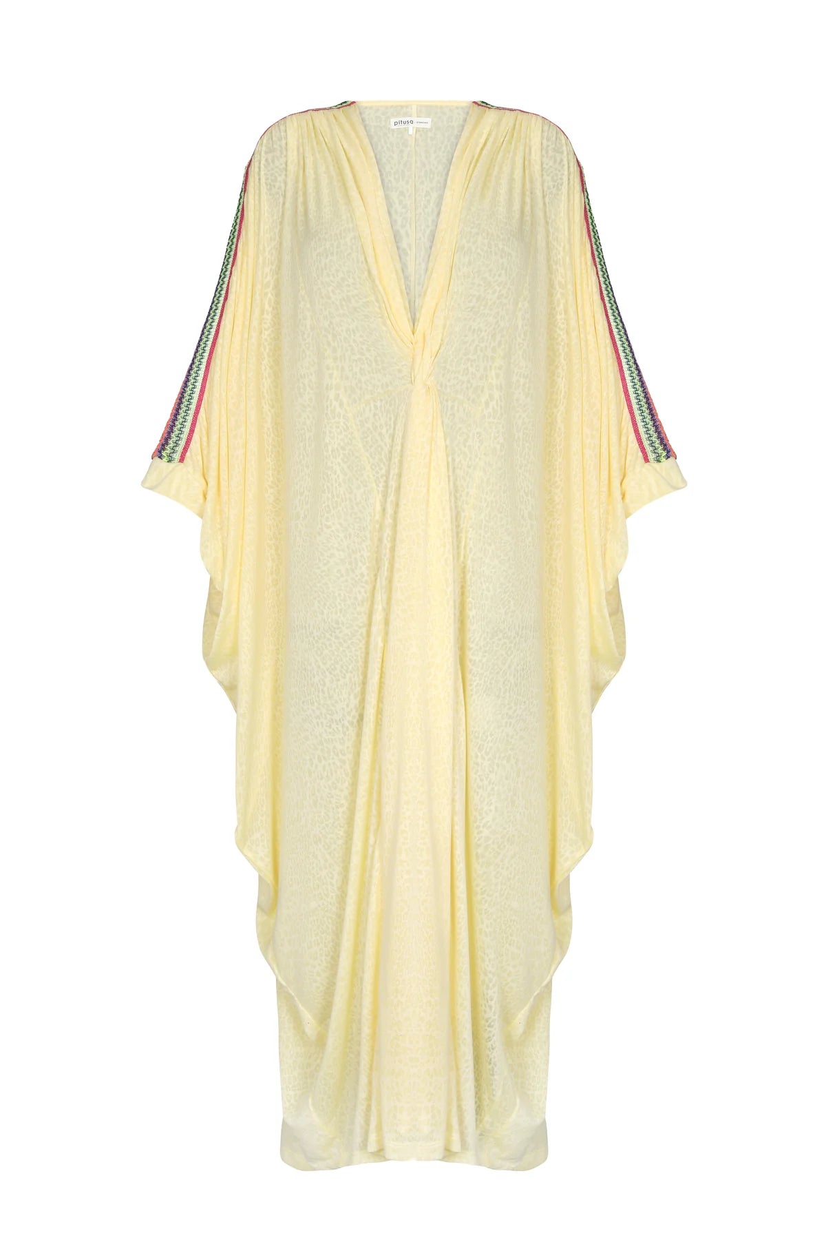 Mesh Twist Front Kaftan