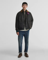 Windowpane Waxed Jacket