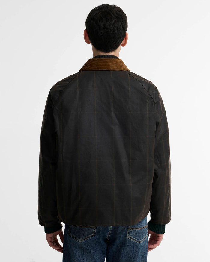 Windowpane Waxed Jacket