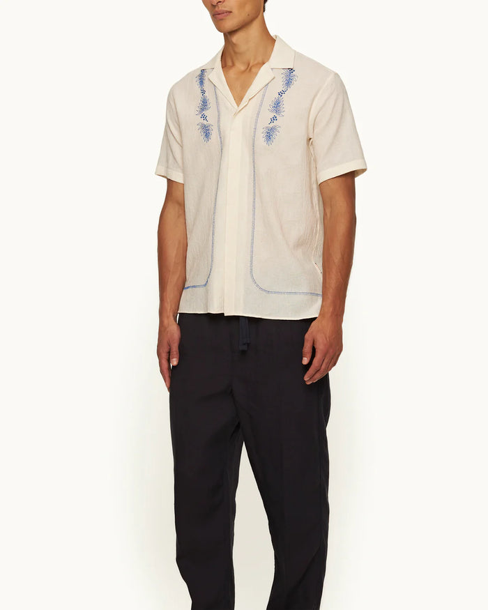 Maitan Embroidered Capri Shirt