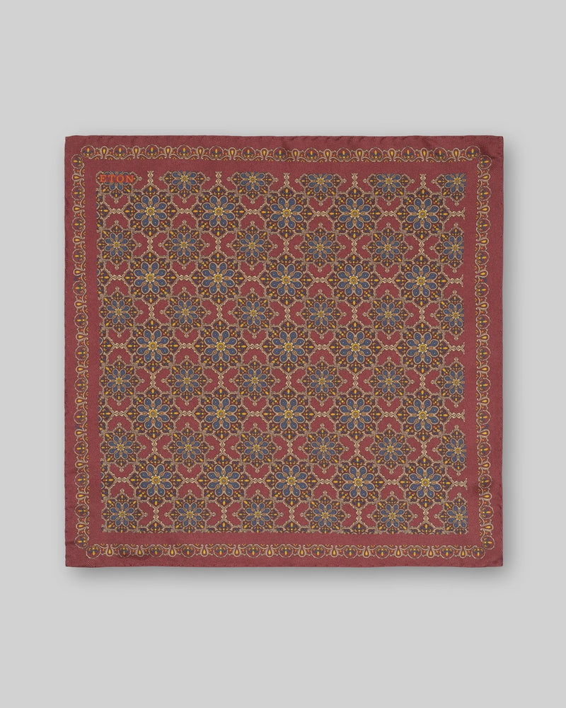 Medallion Silk Pocket Square