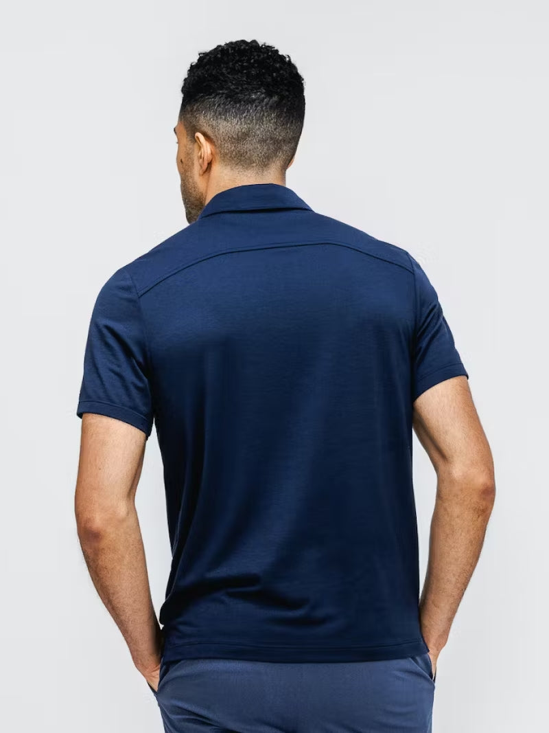 Men's Composite Merino Zip Polo