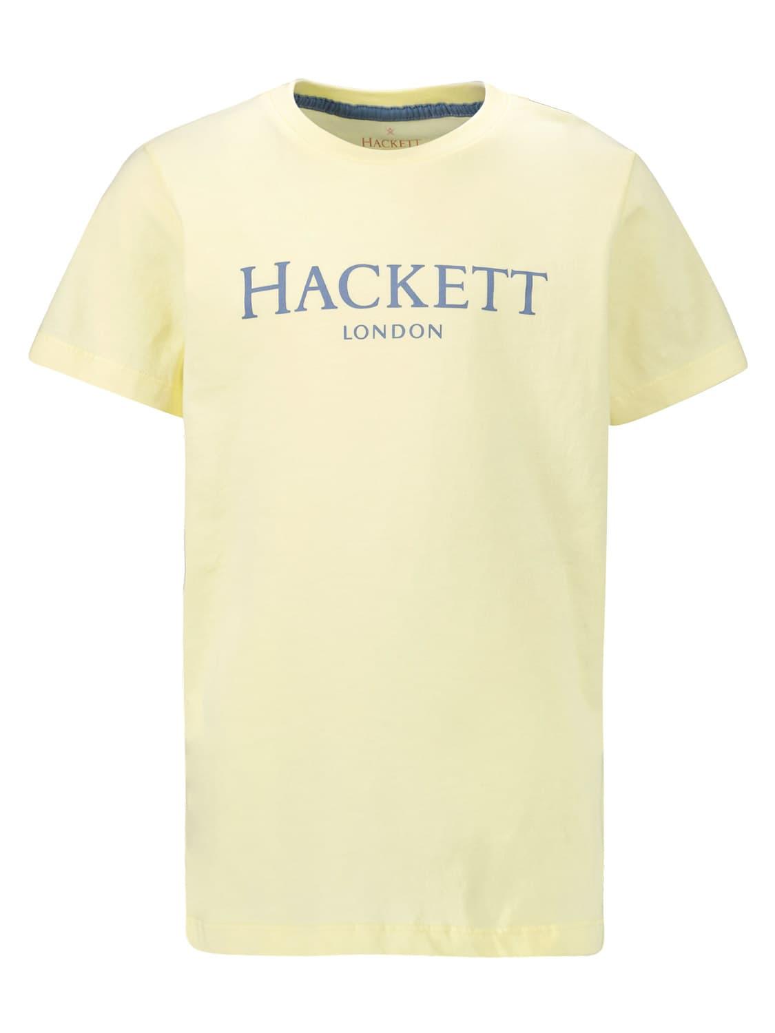 Men's Hackett Large Logo Tee - Pastel Yellow