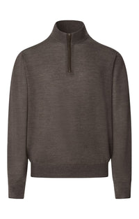 Merino Quarter Zip Jumper