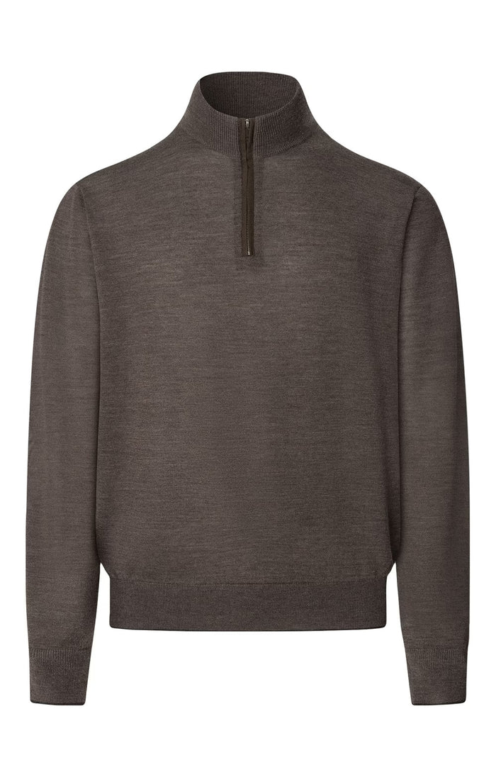 Merino Quarter Zip Jumper