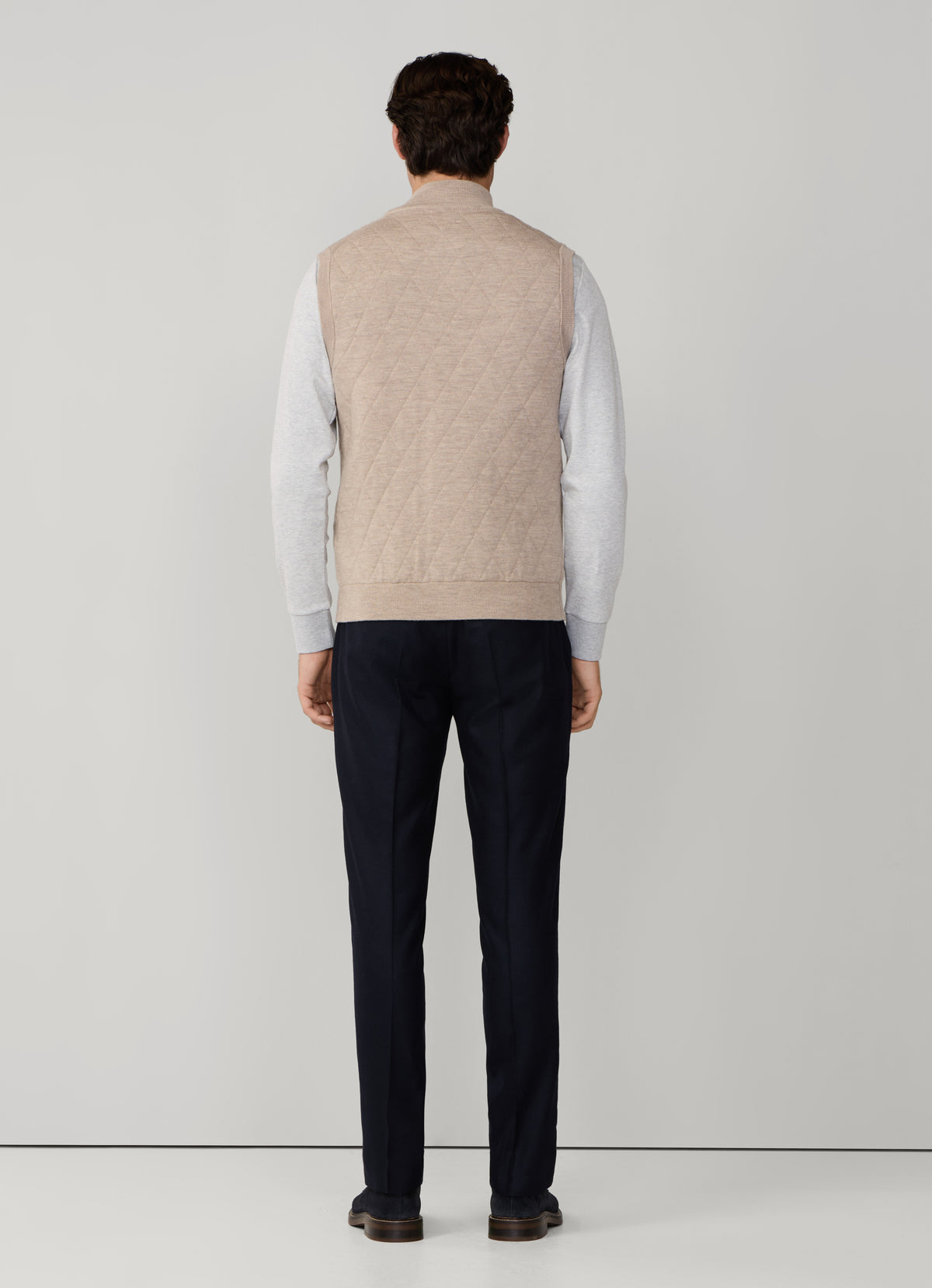 Merino Quilted Knit Gilet