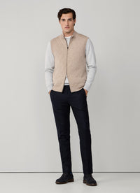 Merino Quilted Knit Gilet