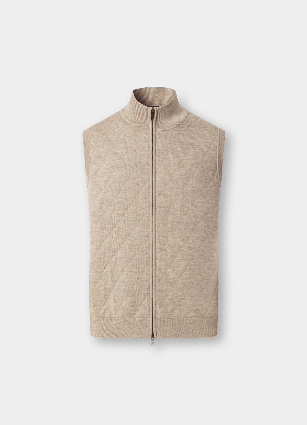 Merino Quilted Knit Gilet
