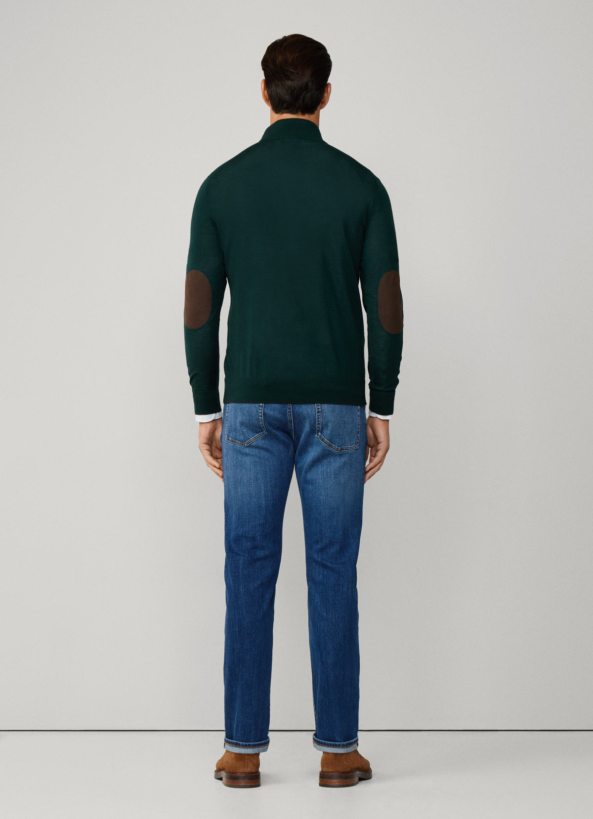 Merino Wool-Silk Zip Jumper