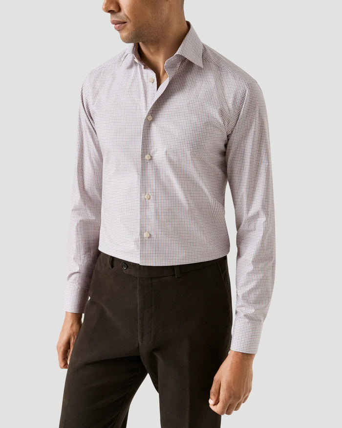Micro Check Twill Shirt