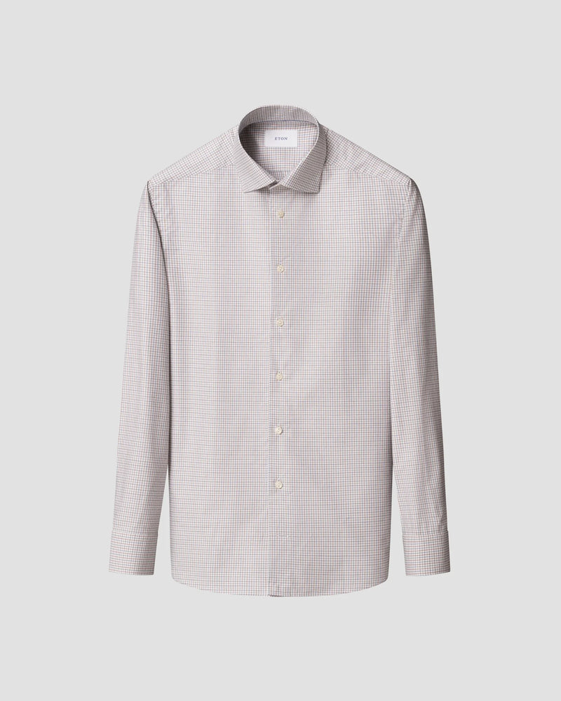 Micro Check Twill Shirt