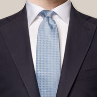 Micro Geometric Silk Tie