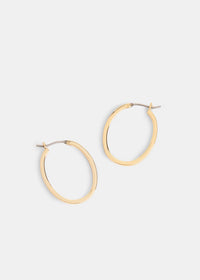 Mini Oval Thin Hoop