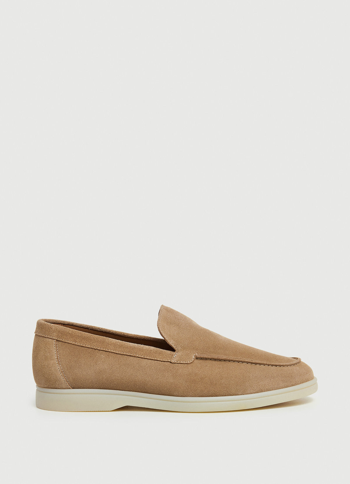 Minimalist Suede Moccasin