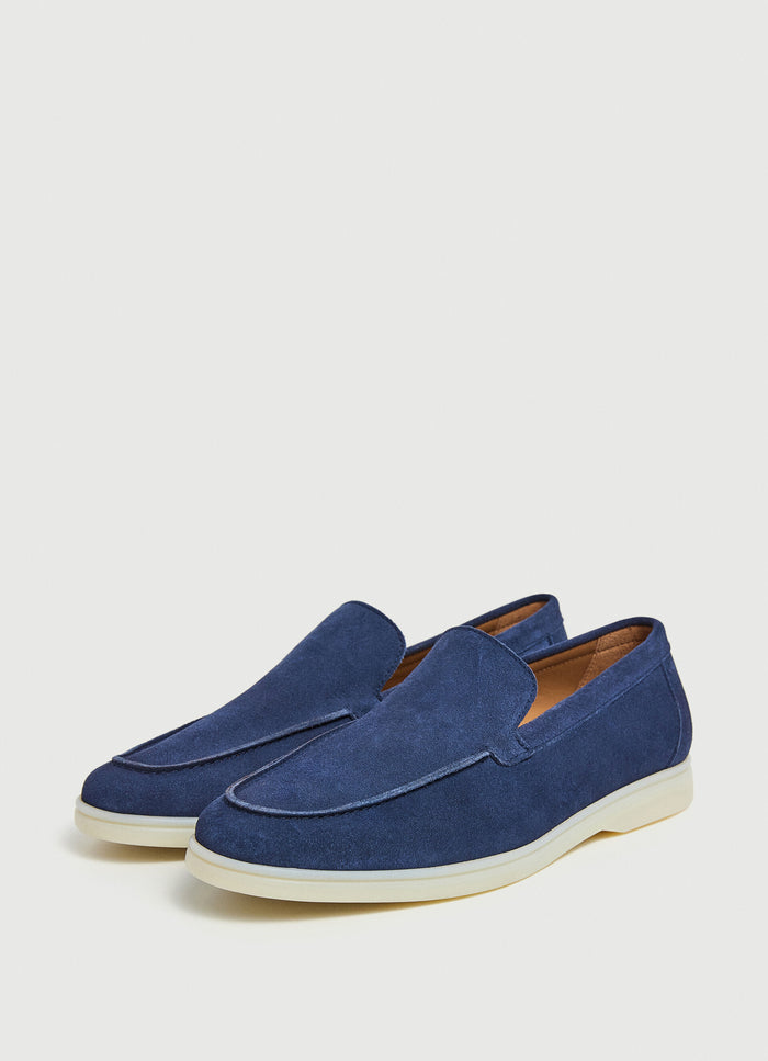 Minimalist Suede Moccasins