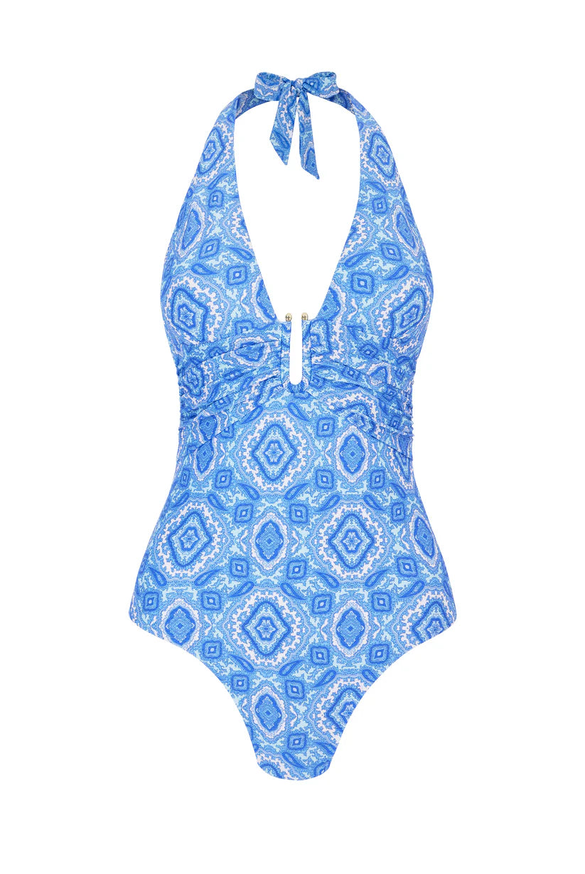 Mykonos U-Bar Halter Swimsuit