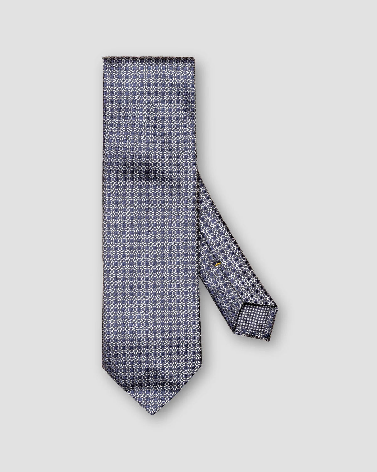 Geometric Print Silk Tie