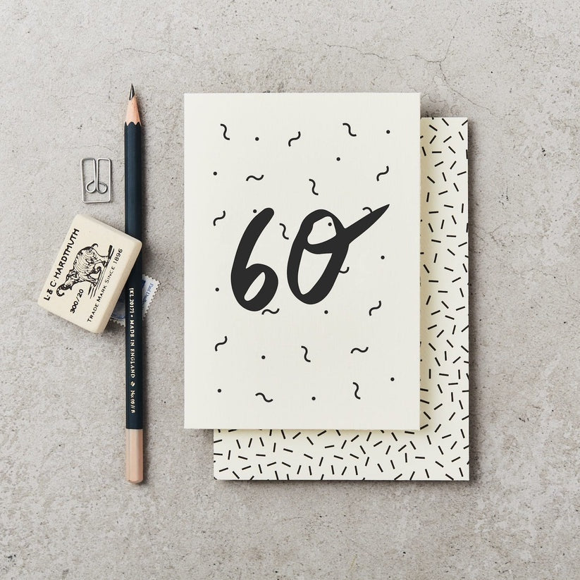 60th Birthday Card
