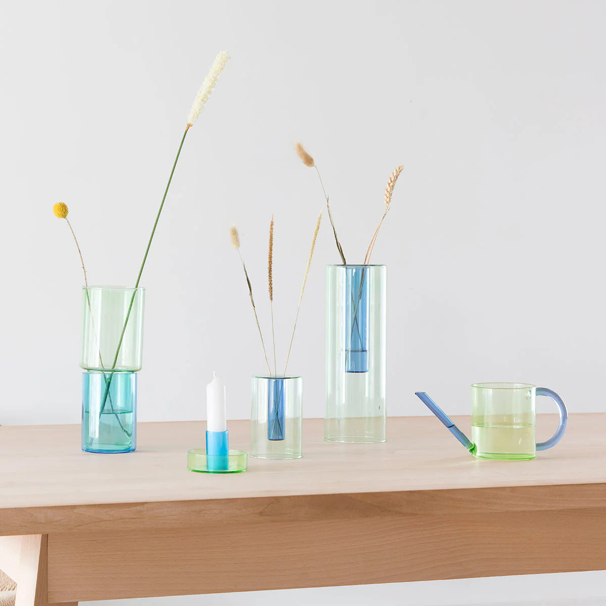Large Reversible Glass Vase