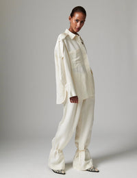 Norma Contrast Linen Shirt
