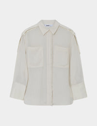 Norma Contrast Linen Shirt