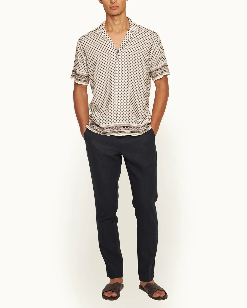 Griffon Italian Linen Trouser