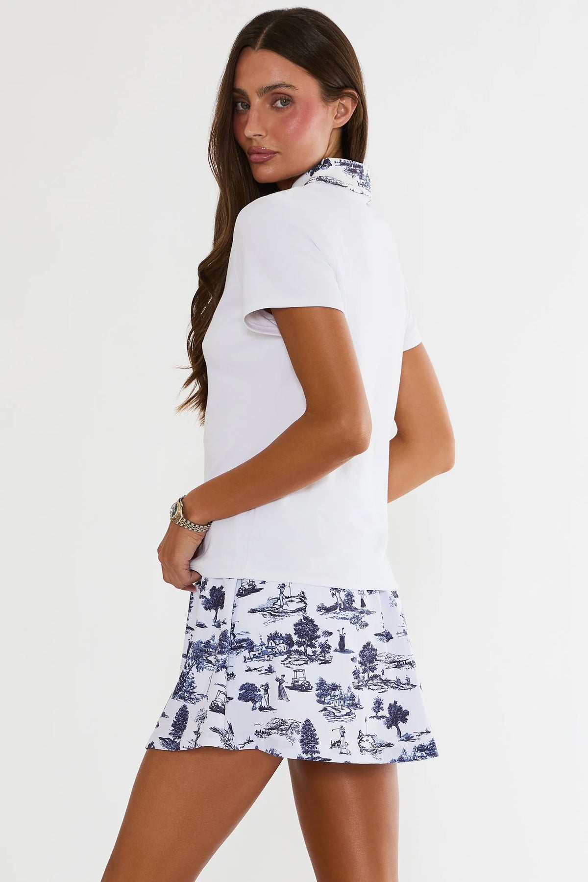Ottavia Top Evening Golf Toile