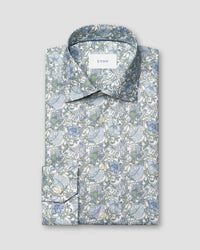 Palm Print Signature Twill Shirt