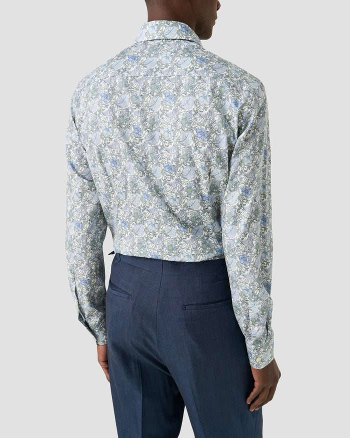 Palm Print Signature Twill Shirt
