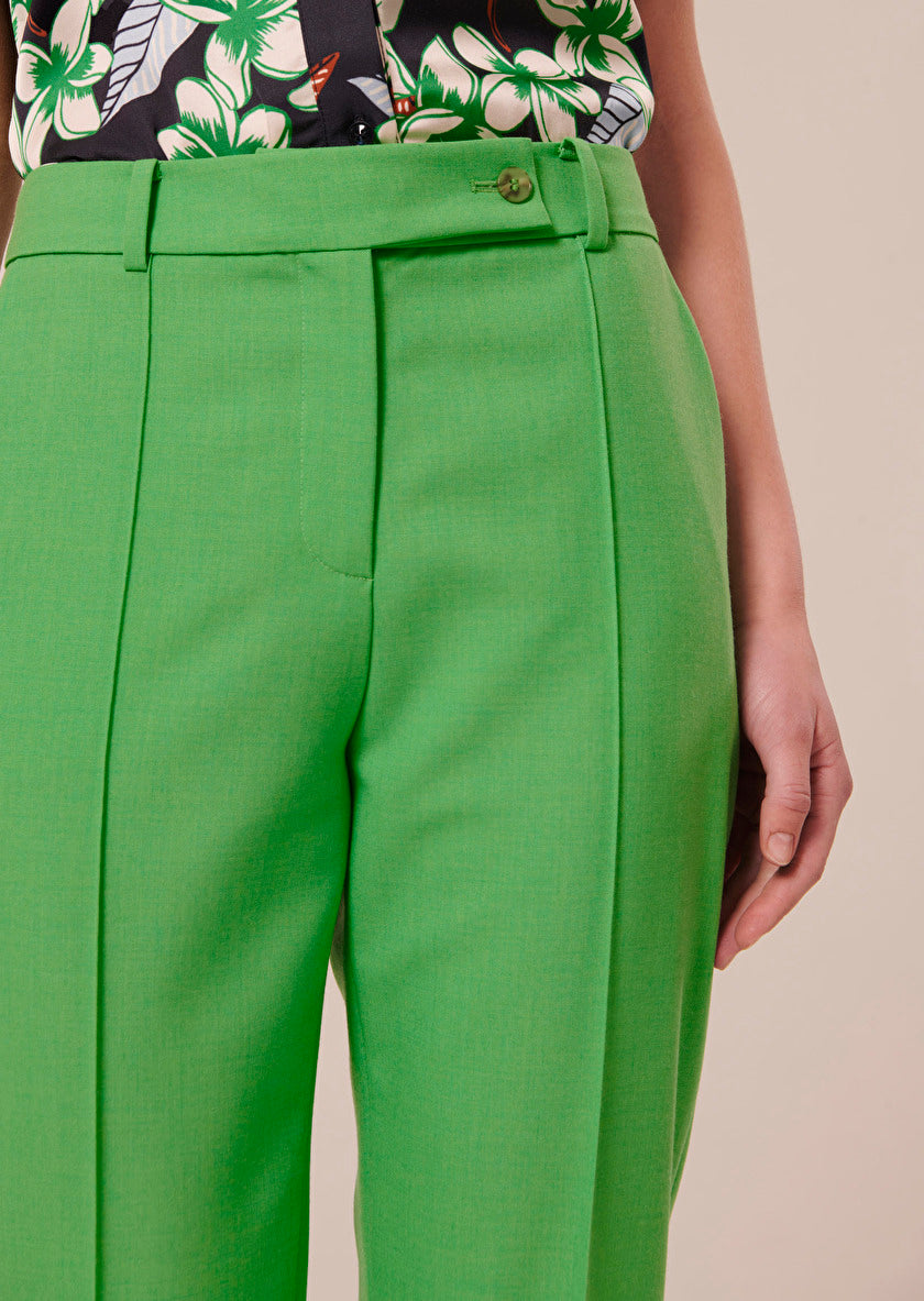 Pascal Green Wool Pants