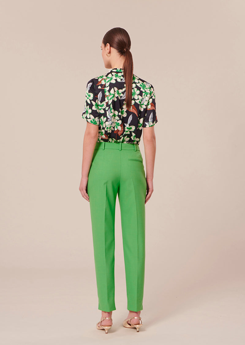 Pascal Green Wool Pants