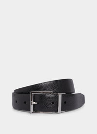Pebbled Leather Reversible 30mm Belt