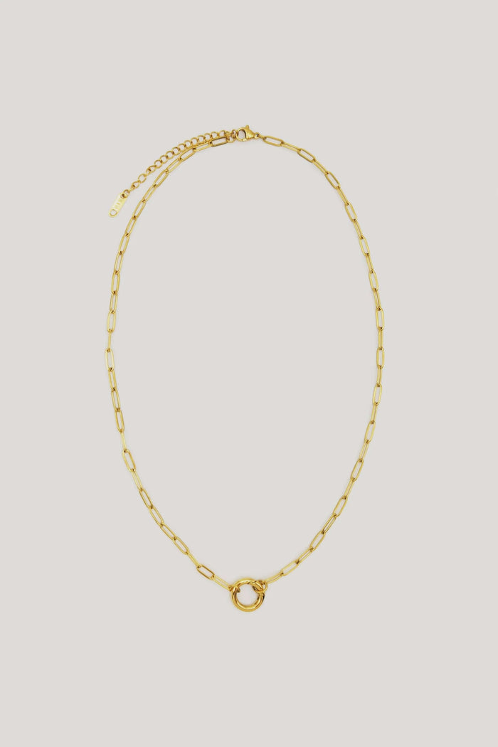 Paperclip Carabiner Necklace Chain