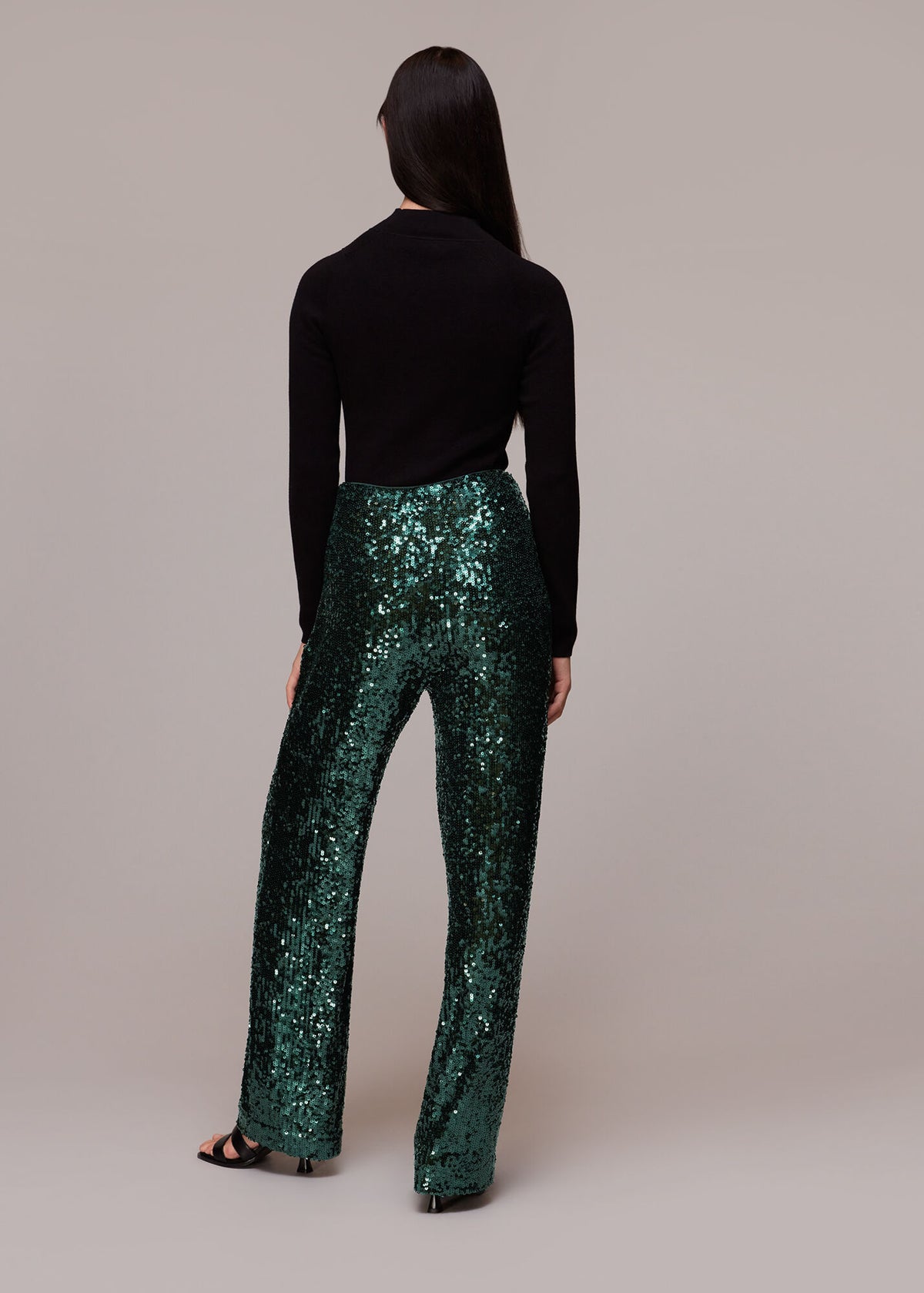 Petra Sequin Green Trouser