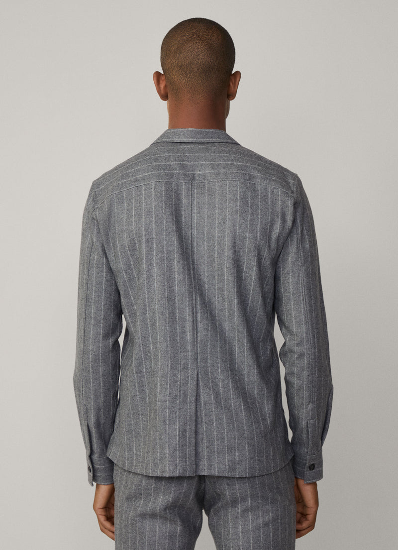 Pinstripe Overshirt