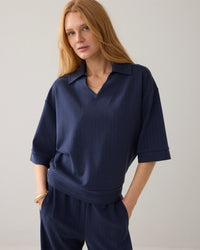 Pinstripe Polo Shirt