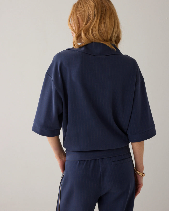 Pinstripe Polo Shirt