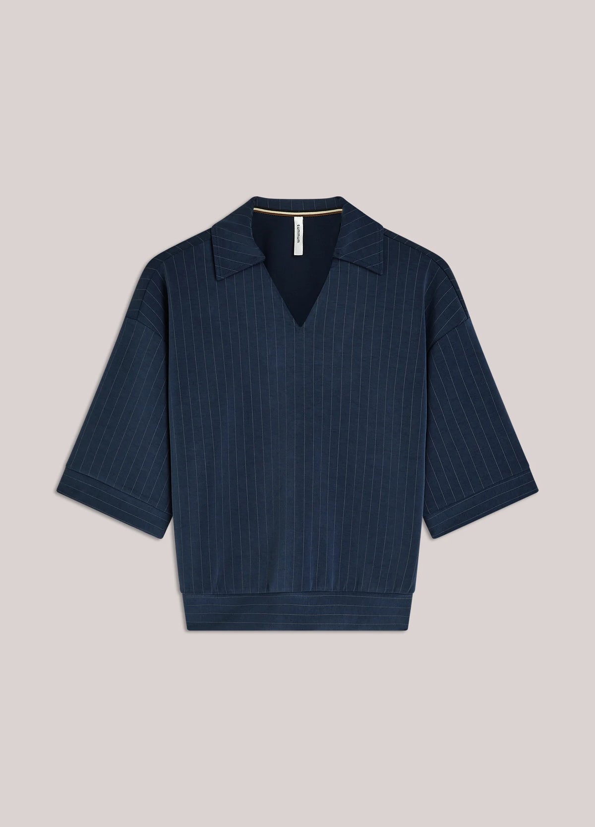 Pinstripe Polo Shirt