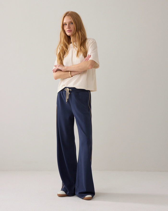 Pinstripe Trousers