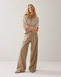 Pleated Trousers in Viscose