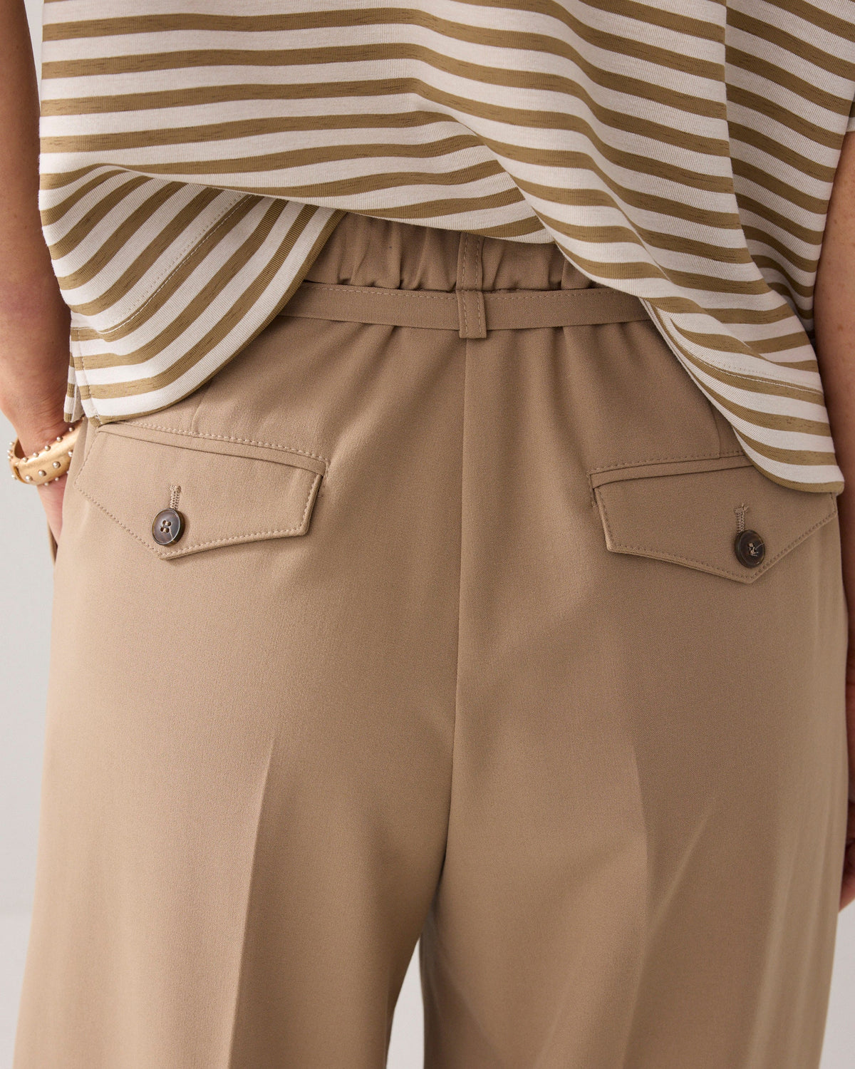 Pleated Trousers in Viscose