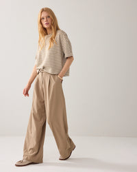 Pleated Trousers in Viscose