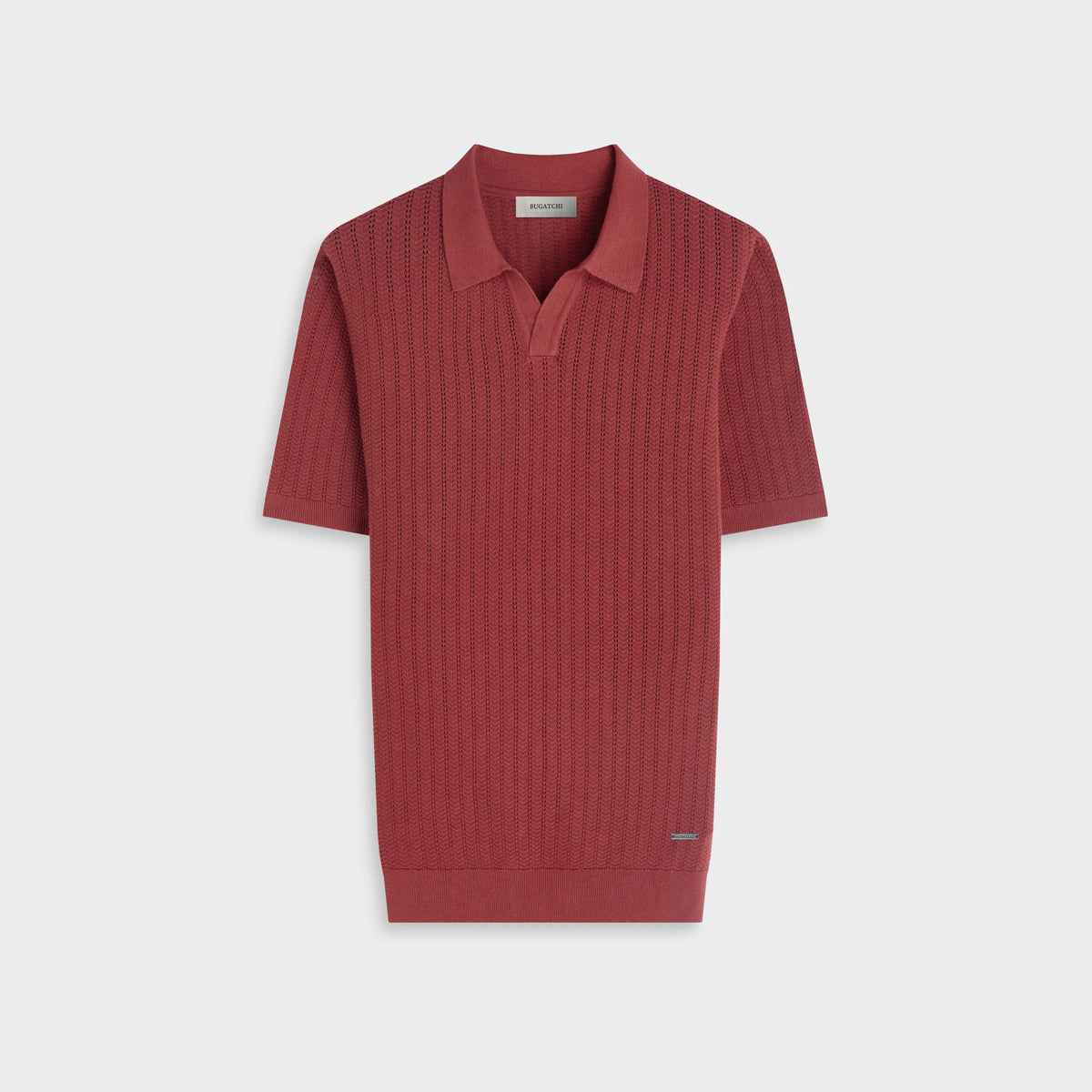 Pointelle Rib Johnny Sweater